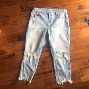 Abercrombie High Rise Mom Jeans